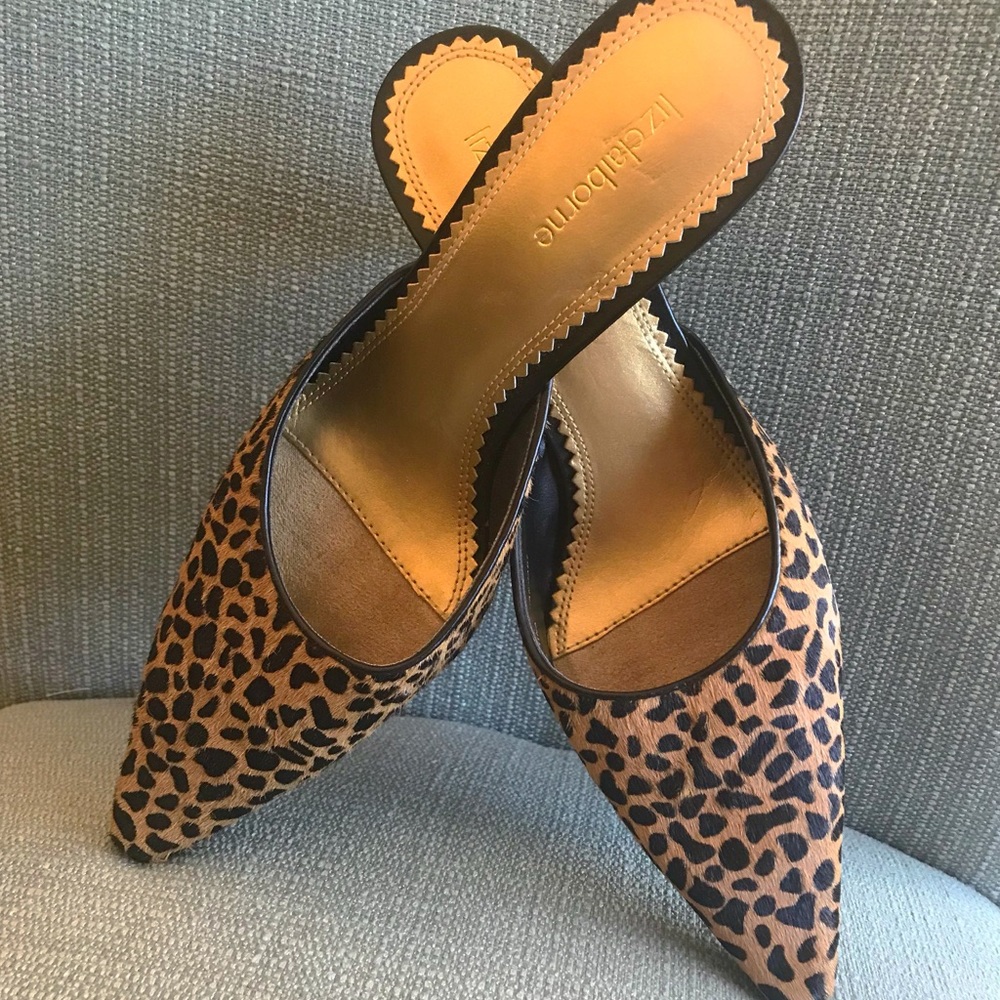 Liz Claiborne Leopard Sling 7.5